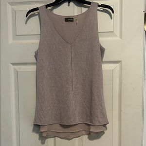 Crosby. Sleeveless Top Size Small Beige